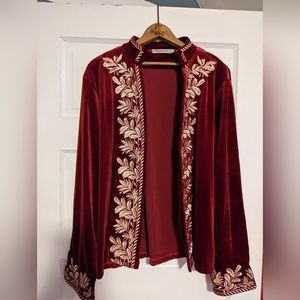 Velvet lightweight jacket/shacket?